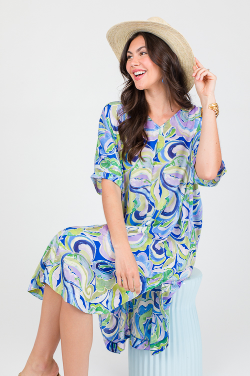 Soulful Dress, Blue