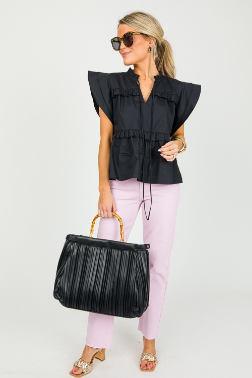 Steffi Ruffle Top, Black - 0320-103h.jpg