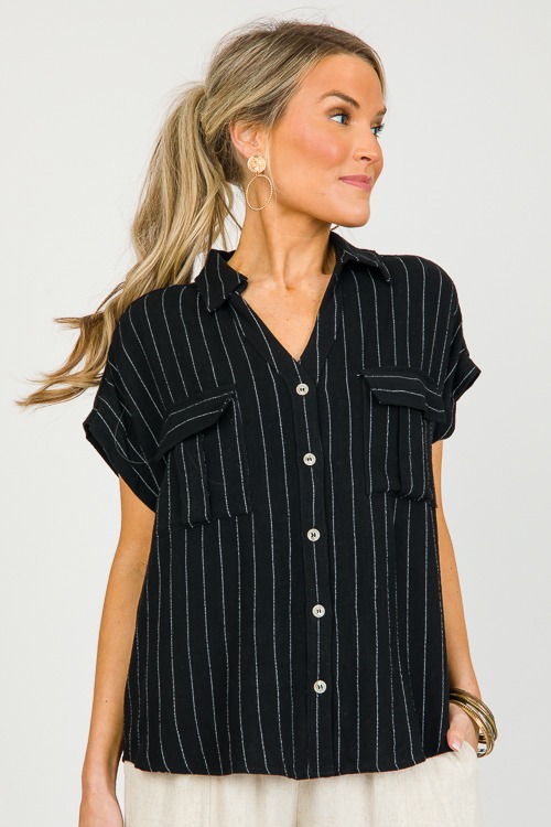 Linen Button Up Top, Blk Stripe - 0320-30.jpg