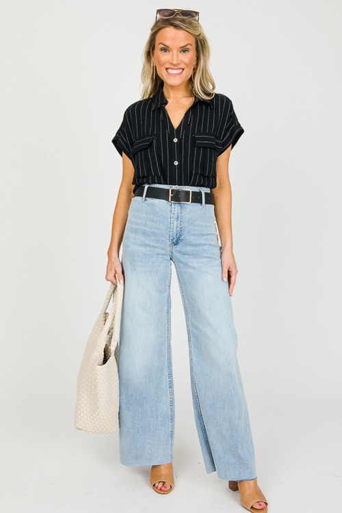 Linen Button Up Top, Blk Stripe - 0320-33.jpg