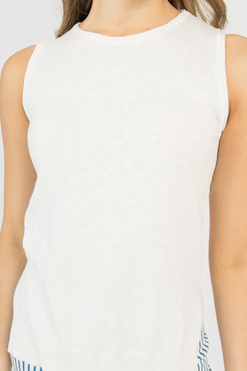 Heather Knit Tank, Ivory - 0320-62h.jpg