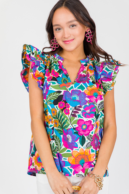 Santa Elena Floral Top