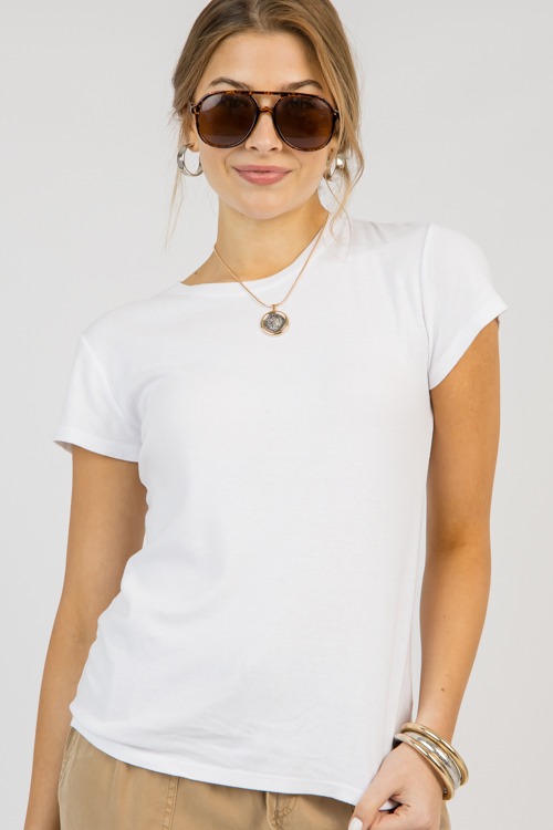 Perfect Basic Tee, White