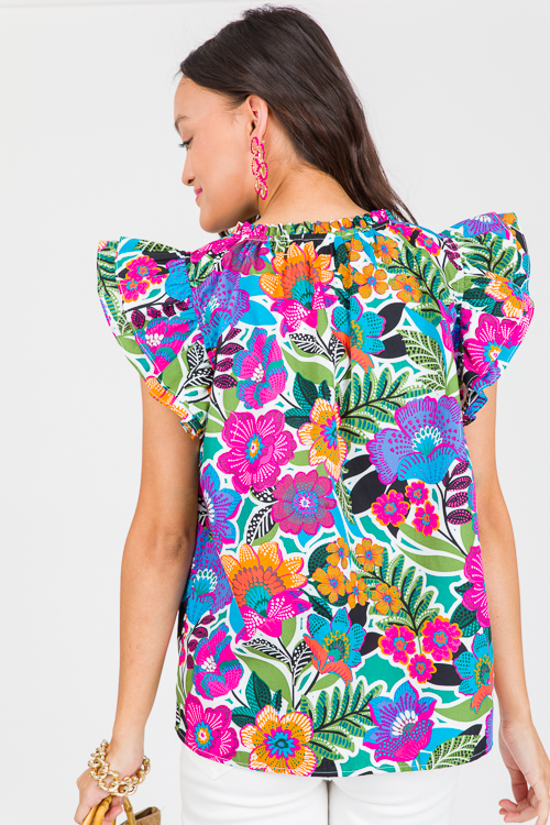 Santa Elena Floral Top