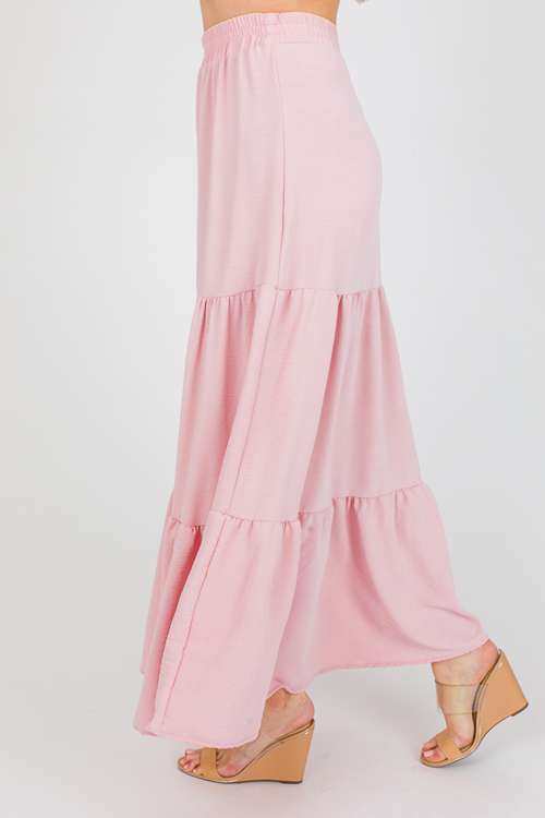 Lorna Maxi Skirt, Dusty Pink
