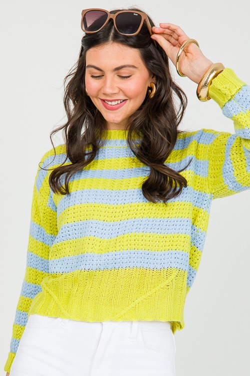 Martha Stripe Sweater, Lime/Blue - 0322-14.jpg