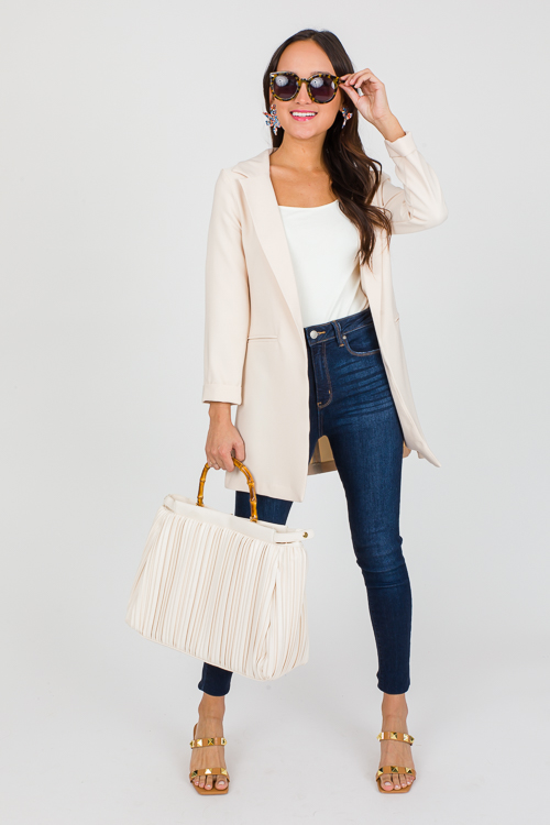 Deidra Blazer, Beige