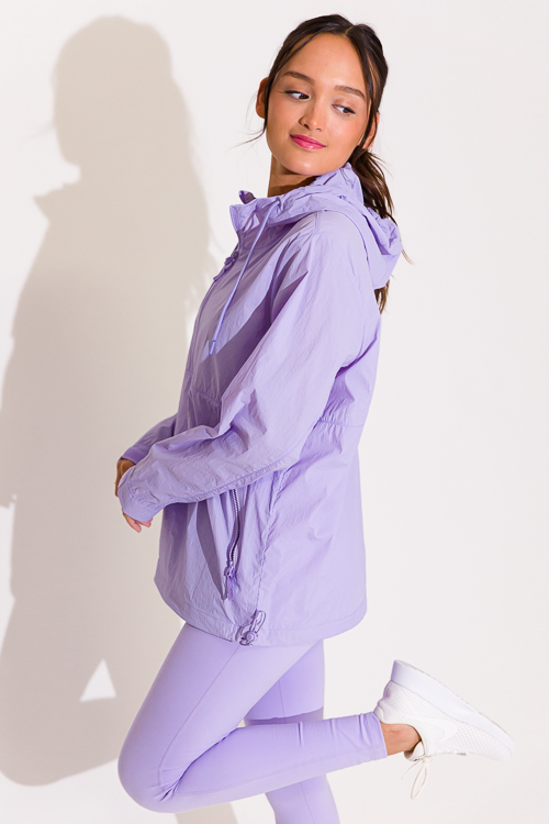 Lavender windbreaker deals