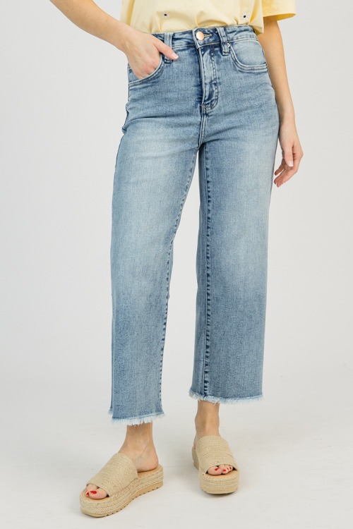 Chloe Fray Hem Jeans