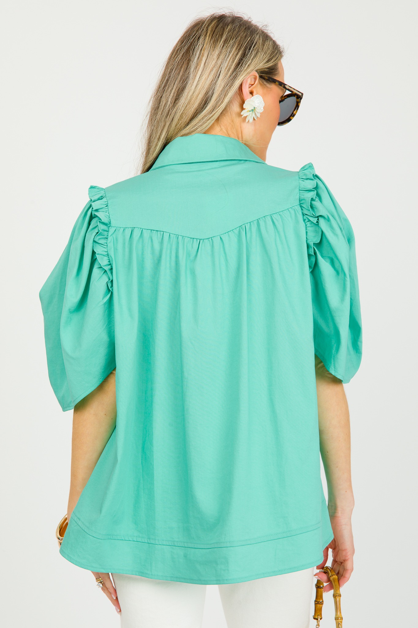 Mallory Collar Button Top, Emerald - 0326-108.jpg
