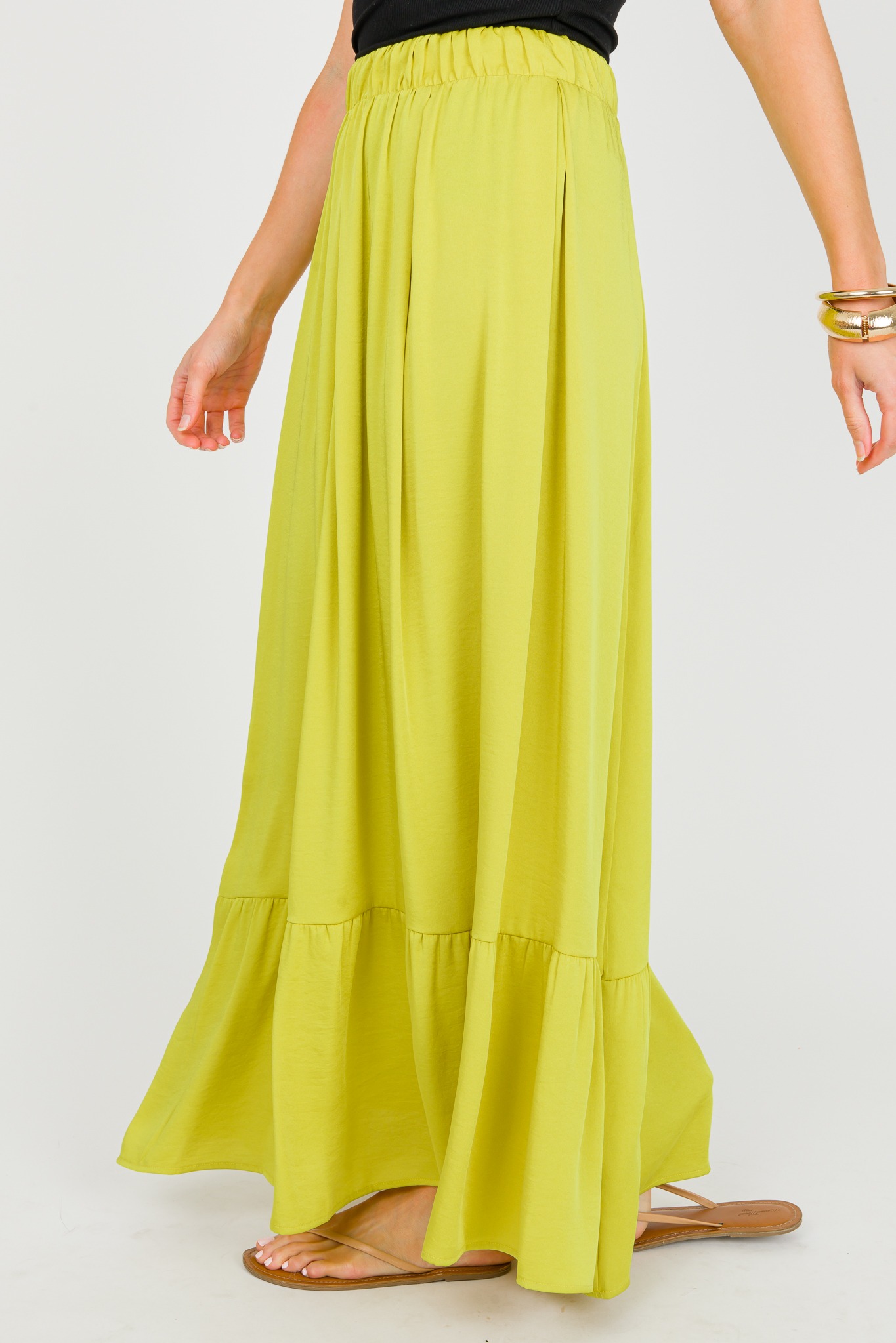 Silk Tiered Skirt, Chartreuse - 0326-126.jpg