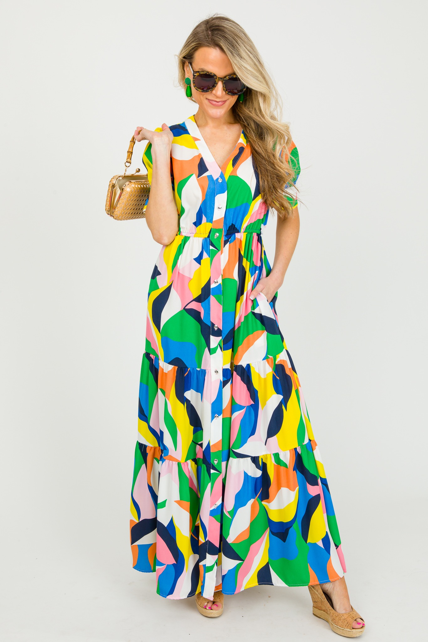 Button Up Abstract Maxi, Blue Multi - 0326-69p.jpg