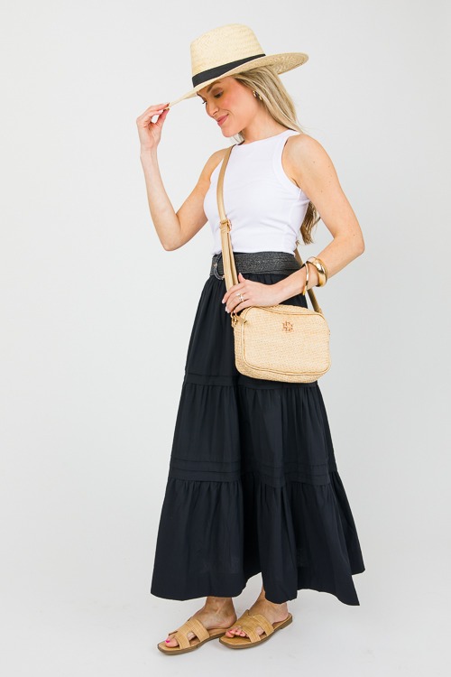 Pleat Detail Maxi Skirt, Black - 0328-114.jpg