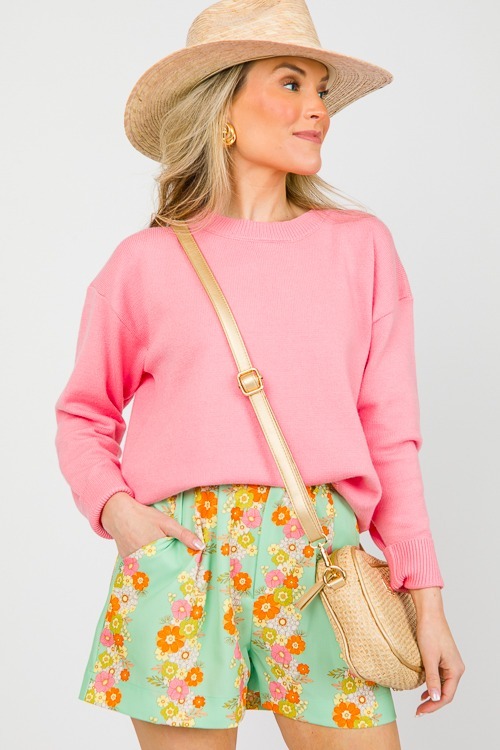 Collins Sweater, Pink