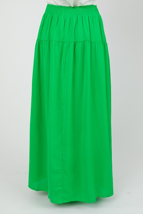 Side Pocket Maxi Skirt, Green - 0328-74.jpg