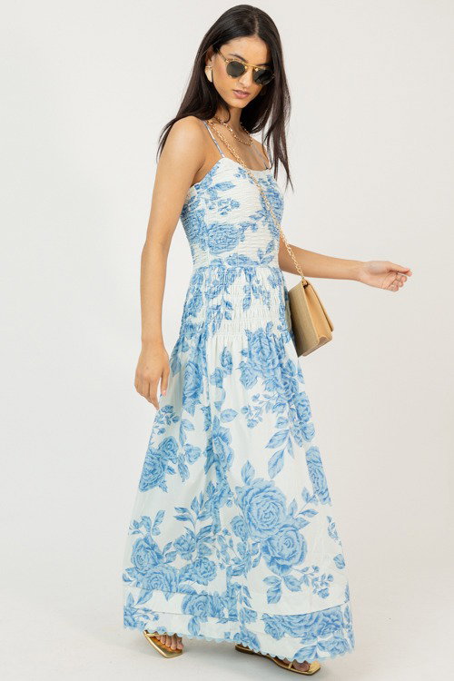 chinese dress ladies ECB Exclusive: Most Admired Maxi Dress , White – Everyday Chic Boutique main image 1