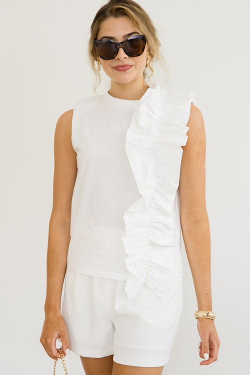 Bold Ruffle Tank, Off White - 0404-111p.jpg