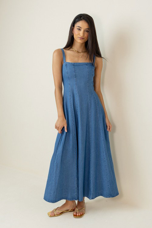 Karlie Denim Shirt Dress - New Arrivals - The Blue Door Boutique Karlie Denim Shirt Dress - New Arrivals - The Blue Door Boutique