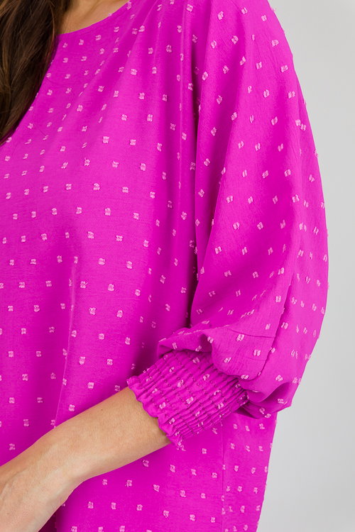 Grey Swiss Dot Blouse main image 0