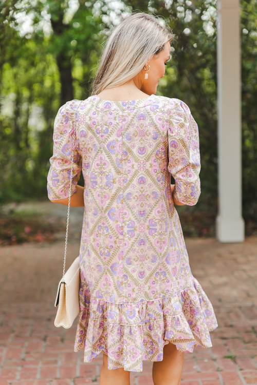 Floral Puff Sleeve Dress