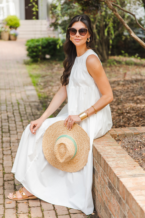 Christy Tiered Midi, Off White