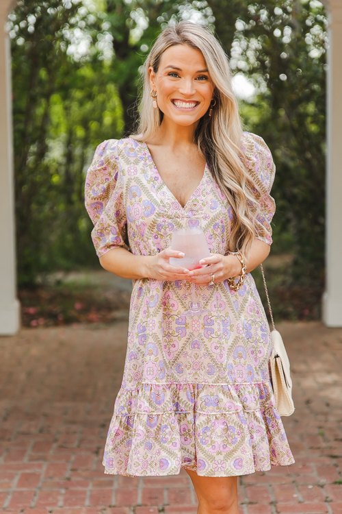 Floral Puff Sleeve Dress