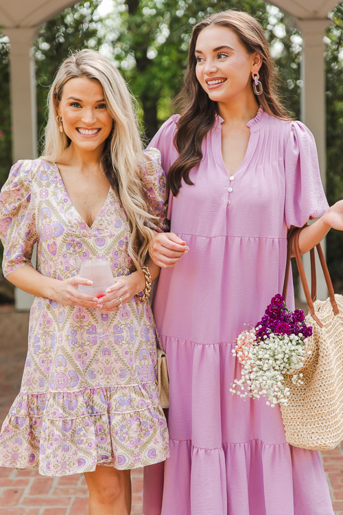 Floral Puff Sleeve Dress