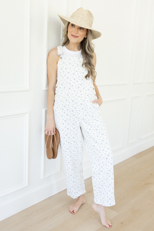 Floral Print Overalls White - 0416-22.jpg
