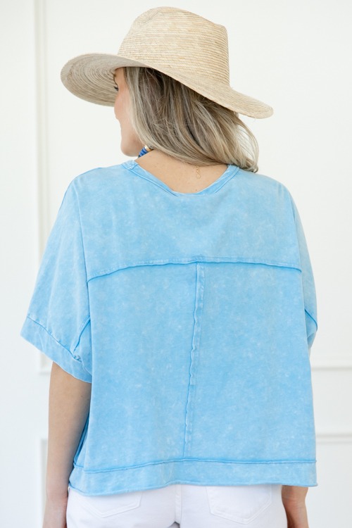 Raw Edge Pocket Tee, Aqua Blue - 0416-65.jpg