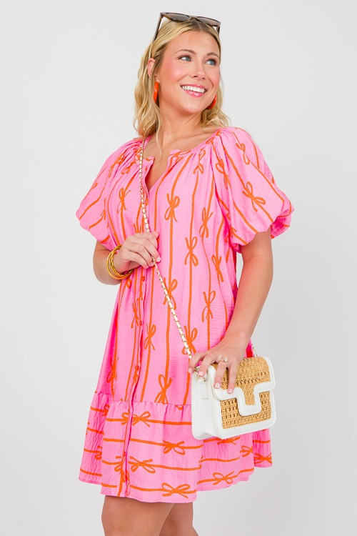 Bow Stripe Dress, Bubble Pink - 0417-105.jpg