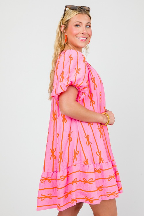 Bow Stripe Dress, Bubble Pink - 0417-106.jpg