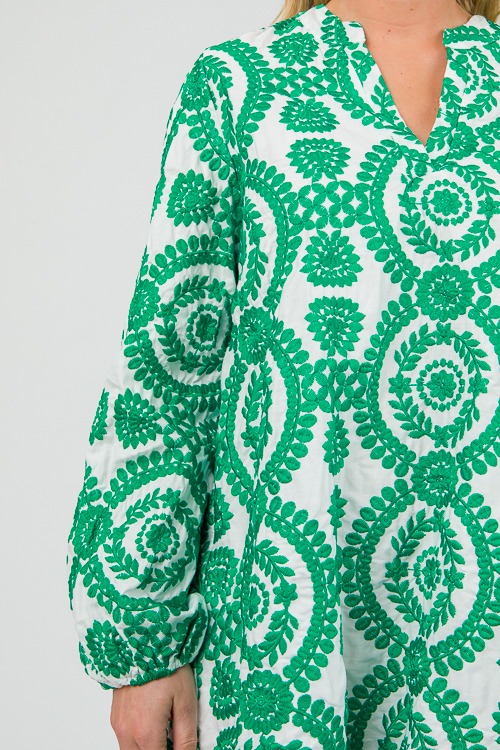 Embroidered Dress, Green - 0417-2h.jpg