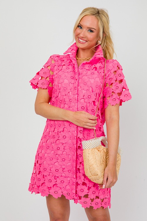 Floral Lace Shirt Dress, Bubble Pink - 0417-84.jpg