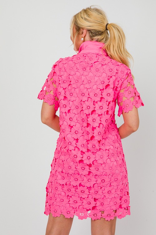 Floral Lace Shirt Dress, Bubble Pink - 0417-86.jpg