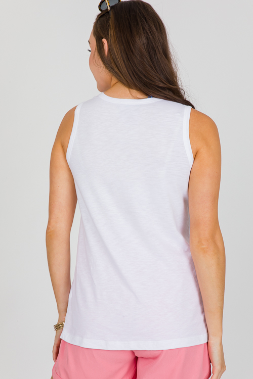 Basic Slub Tank, White