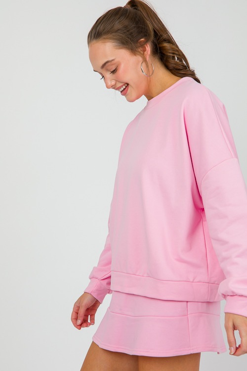 Sweatshirt Skirt Set, Baby Pink - 0418-95.jpg