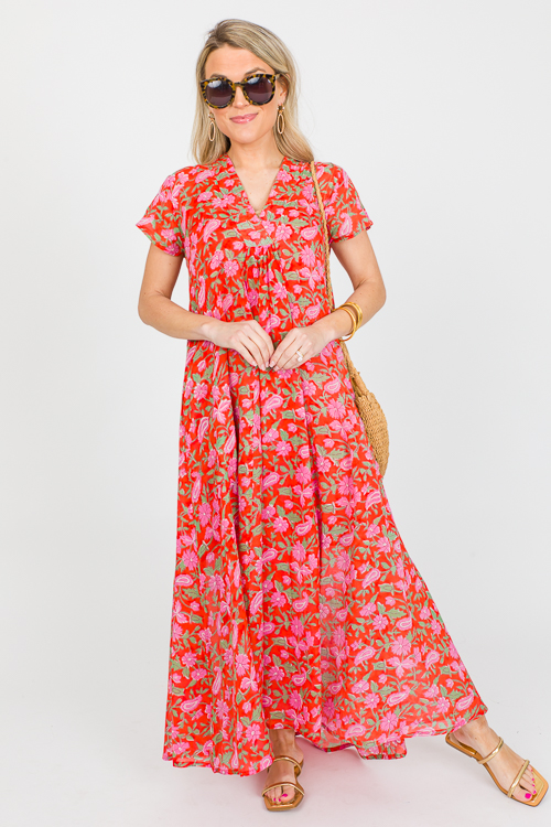 Mimi Maxi, Coral - New Arrivals - The Blue Door Boutique