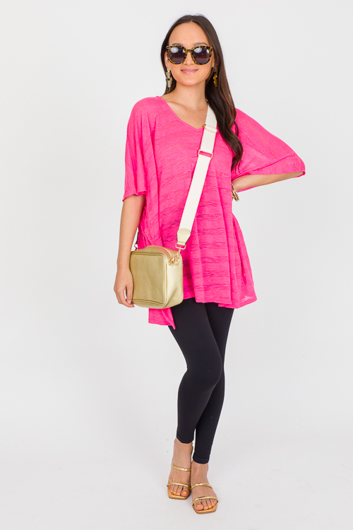 Beachy Tunic, Neon Pink