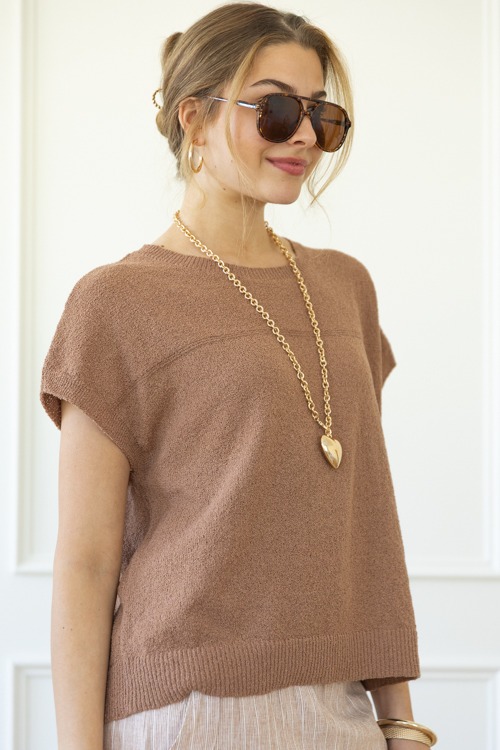 Puffy Heart Necklace, Gold - 0421-151p.jpg