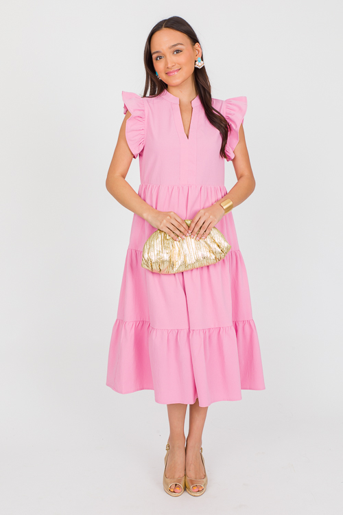 Santana Flutter Midi, Pink