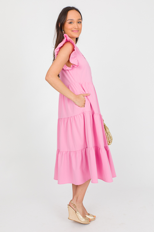 Santana Flutter Midi, Pink