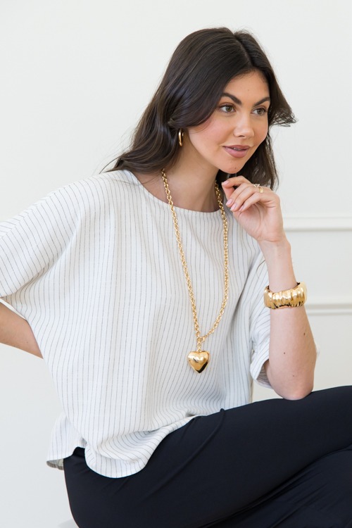 Pinstripe Linen Top, White/Blac - 0422-6.jpg