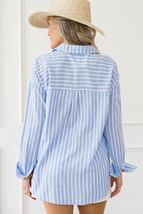 Striped Button Down Top, Chambray - 0423-104.jpg