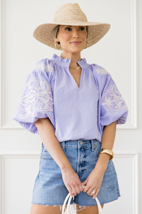 Embroidery Texture Blouse, Lavender - 0423-122h.jpg