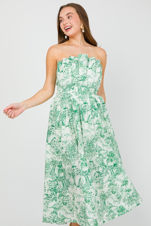 Toile Strapless Midi, Green - 0423-20.jpg