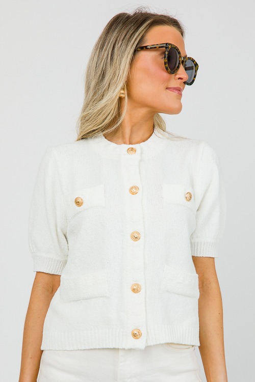 Gold Button SS Sweater, Off Whi - 0424-86.jpg