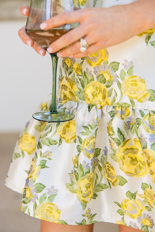 Yellow Rose Jacquard Dress - 0425-46.jpg