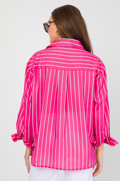 Evelyn Stripe Shirt, Hot Pink - 0426-165-Edit.jpg