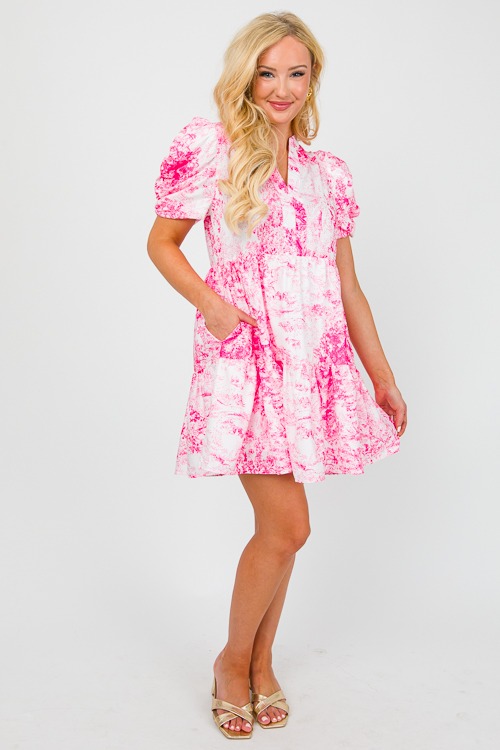 Mason Toile Dress, Hot Pink - 0426-61h.jpg