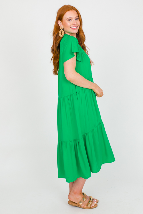 Raleigh Midi, Kelly Green - New Arrivals - The Blue Door Boutique